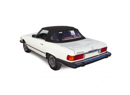 Replacement Convertible Soft Top for Mercedes SL Series (R107) 1971-1989 Plastic Window