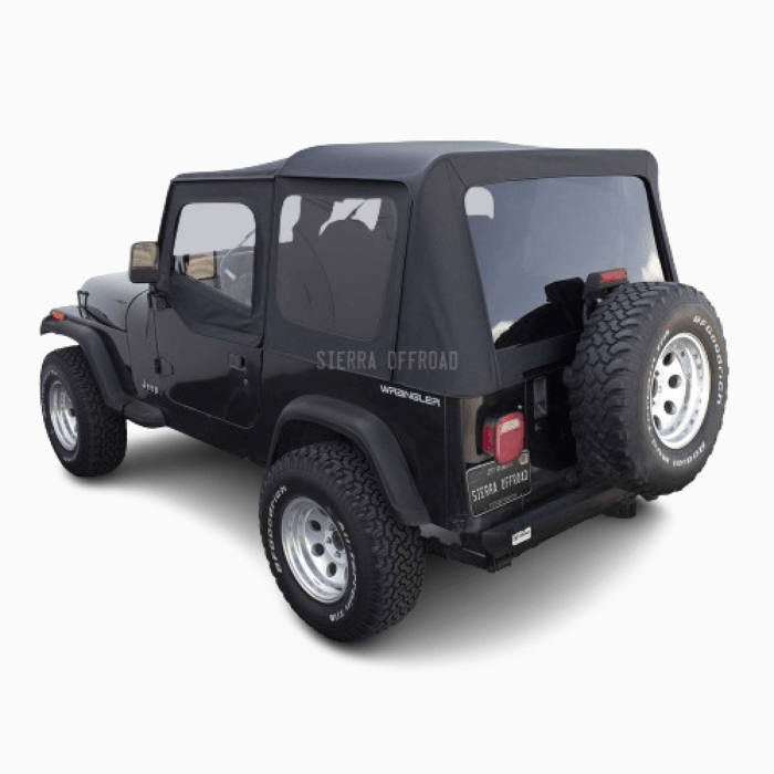 Jeep YJ Wrangler 1988 - 1995 Soft Top (With Upper Doors) (1)